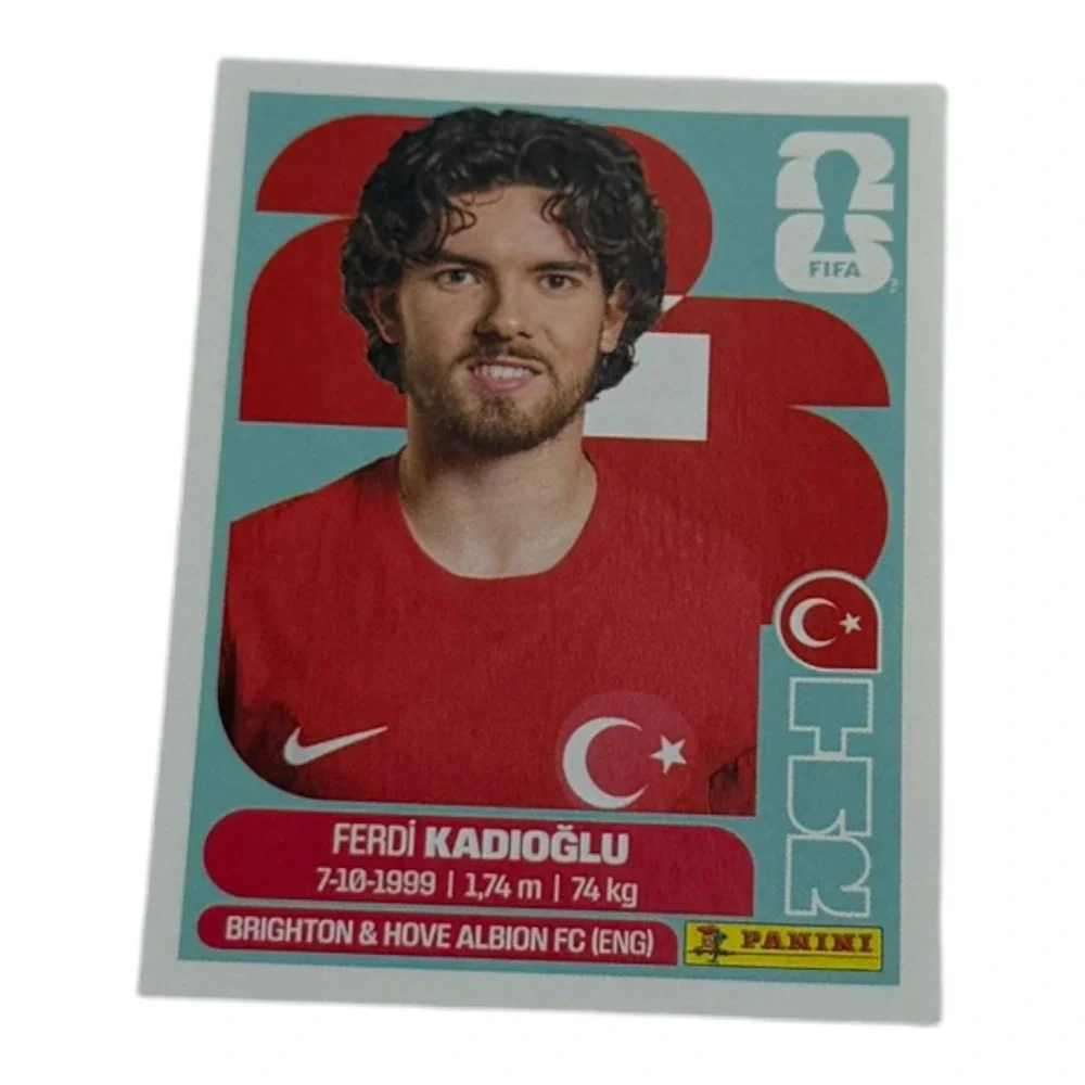Panini FIFA World Cup 2026 Ferdi Kadioglu Turkey Brighton Sticker TUR8